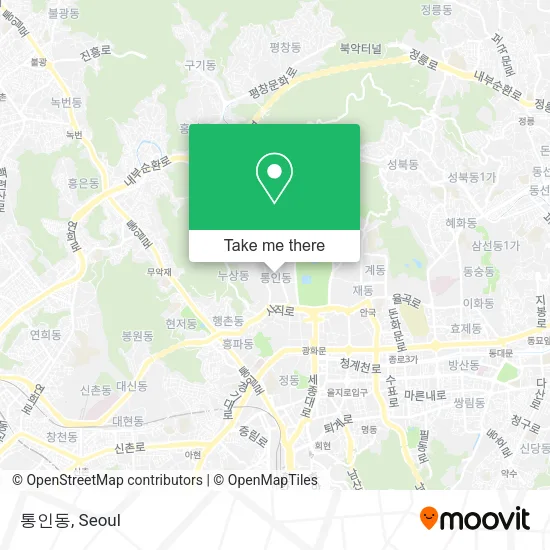 통인동 map