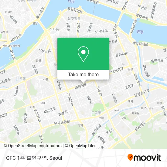GFC 1층 흡연구역 map