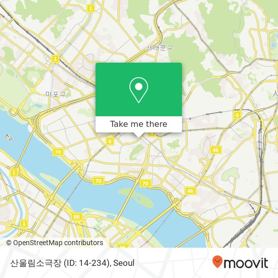 산울림소극장 (ID: 14-234) map