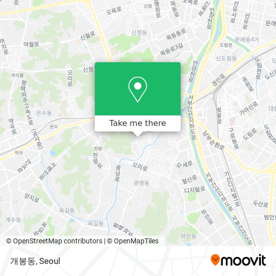 개봉동 map