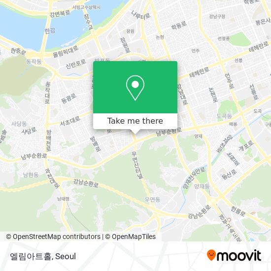 엘림아트홀 map