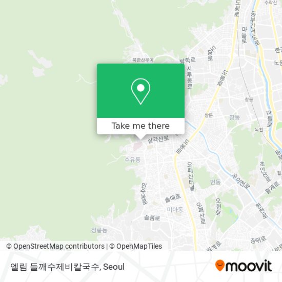 엘림 들깨수제비칼국수 map