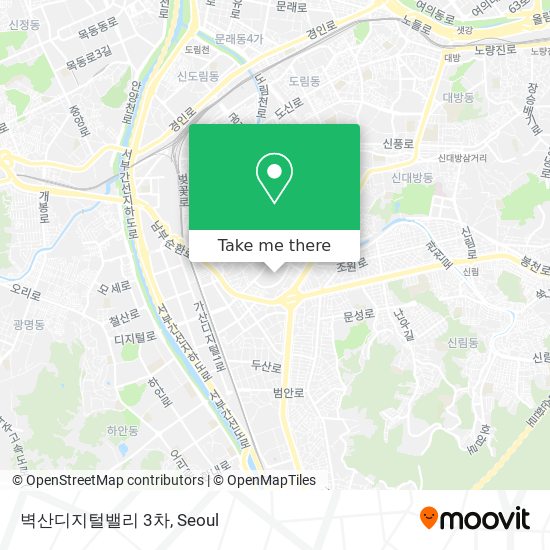 벽산디지털밸리 3차 map