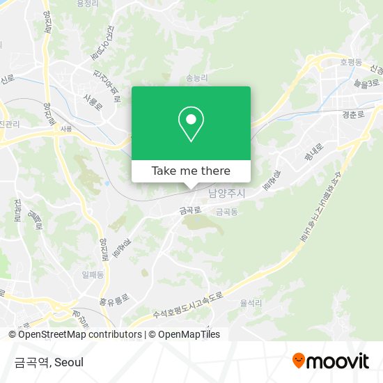 금곡역 map