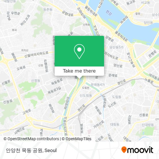 안양천 목동 공원 map