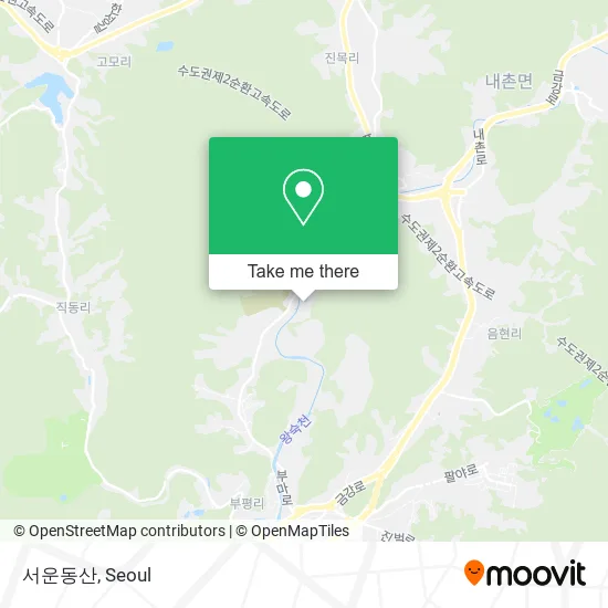 서운동산 map