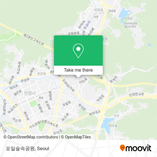 포일숲속공원 map