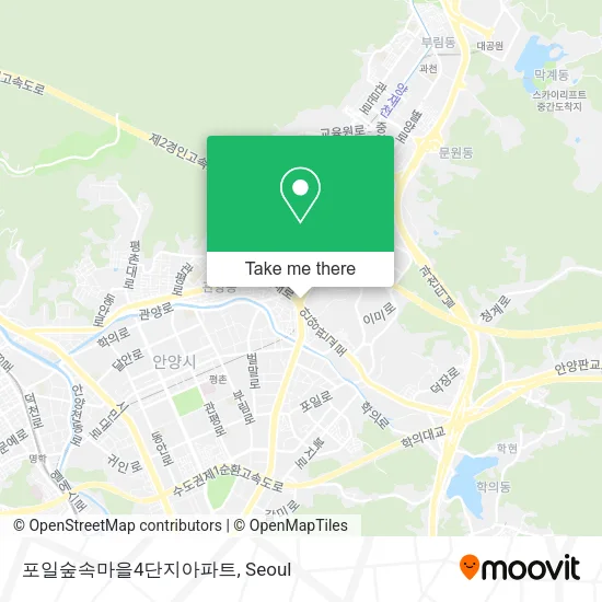 포일숲속마을4단지아파트 map