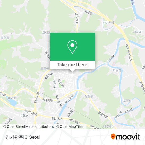 경기광주IC map