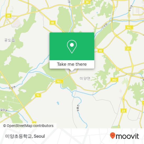 미양초등학교 map