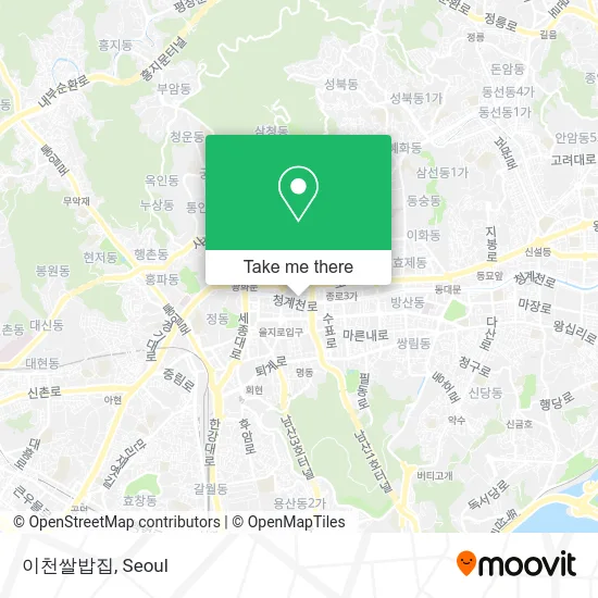 이천쌀밥집 map