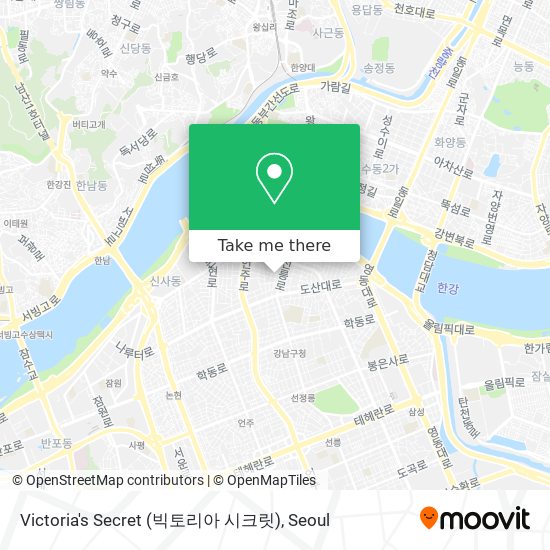 Victoria's Secret (빅토리아 시크릿) map