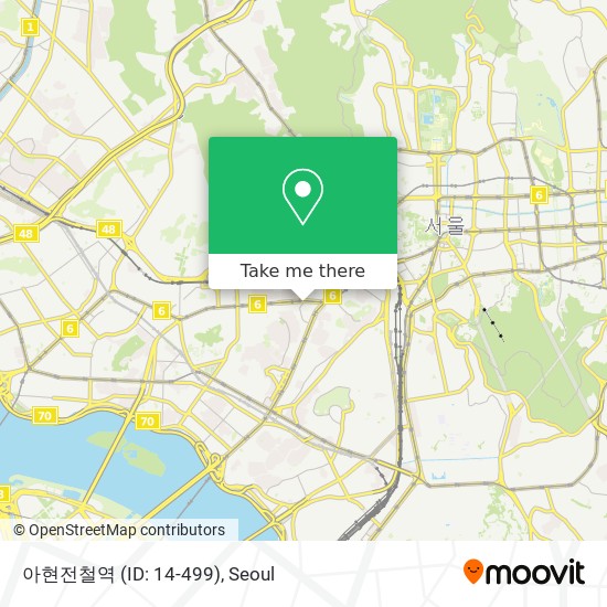 아현전철역 (ID: 14-499) map