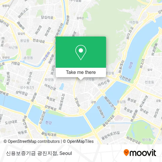 신용보증기금 광진지점 map