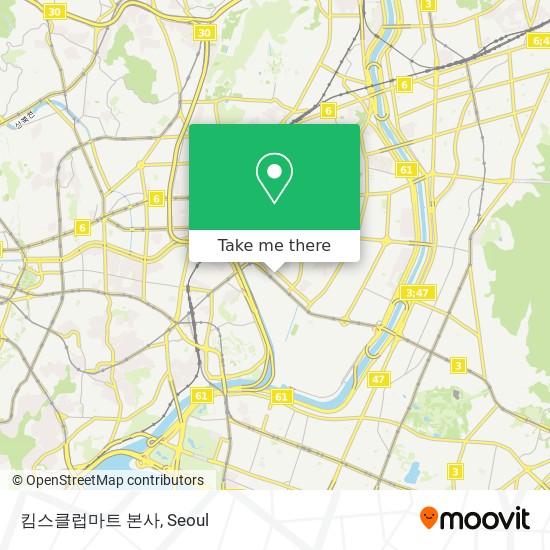 킴스클럽마트 본사 map