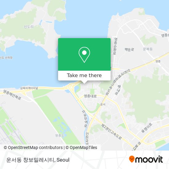 운서동 창보밀레시티 map