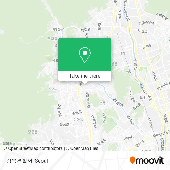 강북경찰서 map