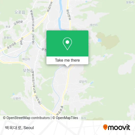 백옥대로 map