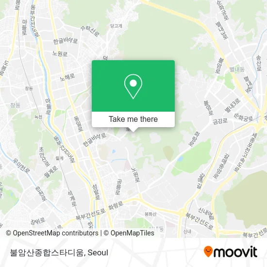 불암산종합스타디움 map