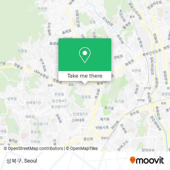 성북구 map