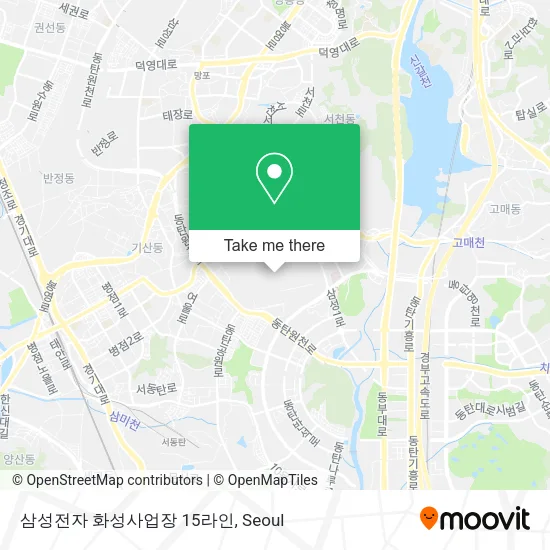 삼성전자 화성사업장 15라인 map