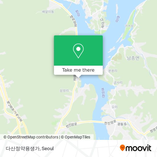 다산정약용생가 map