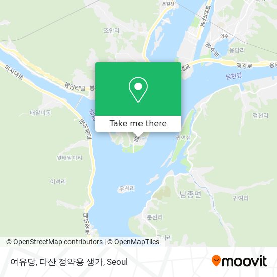 여유당, 다산 정약용 생가 map
