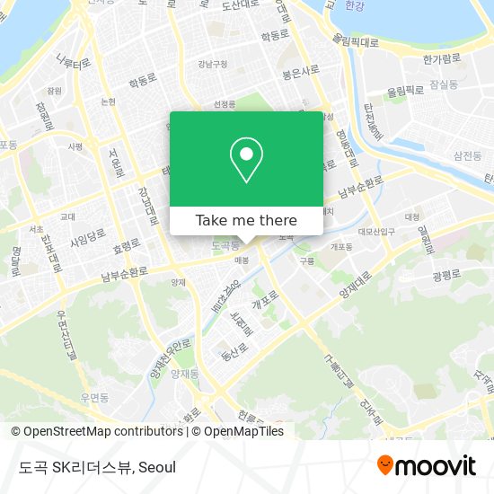 도곡 SK리더스뷰 map