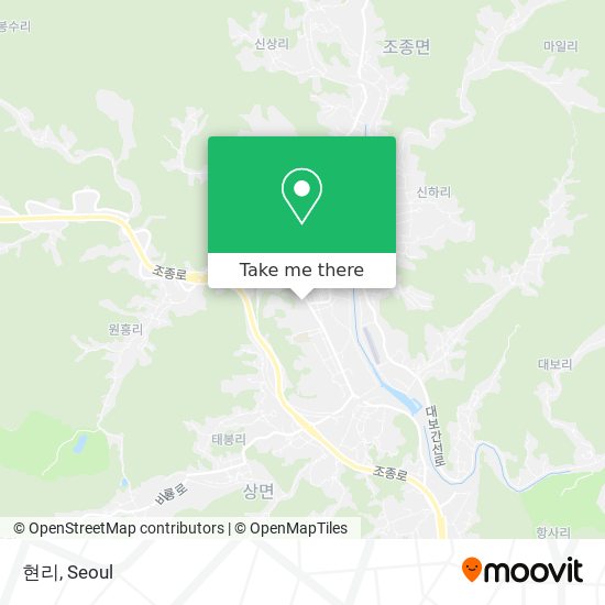 현리 map