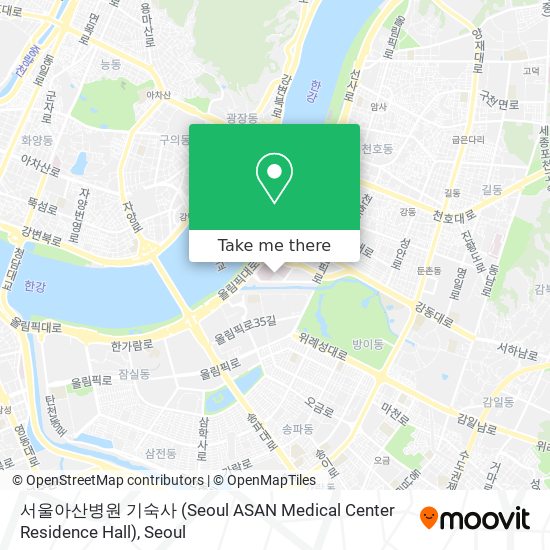 서울아산병원 기숙사 (Seoul ASAN Medical Center Residence Hall) map