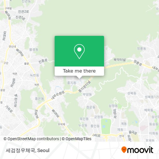 세검정우체국 map