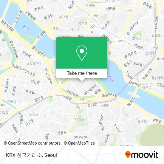 KRX 한국거래소 map