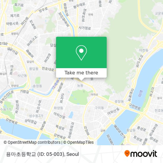 용마초등학교 (ID: 05-003) map