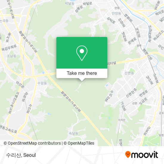 수리산 map