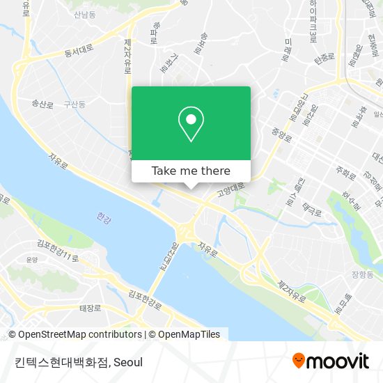 킨텍스현대백화점 map