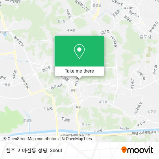 천주교 마전동 성당 map
