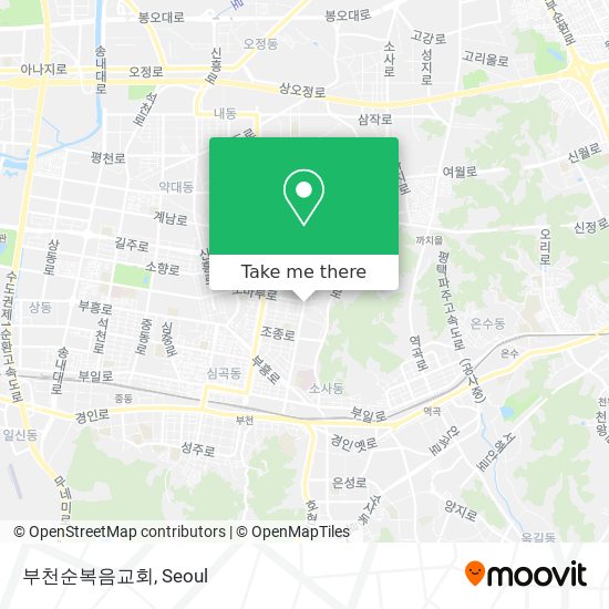 부천순복음교회 map