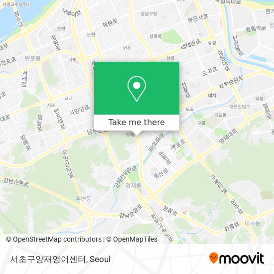 서초구양재영어센터 map