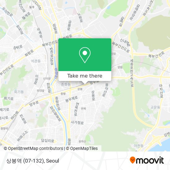 상봉역 (07-132) map