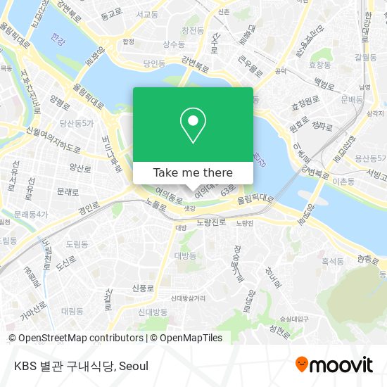 KBS 별관 구내식당 map