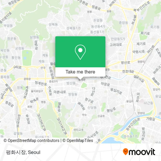평화시장 map