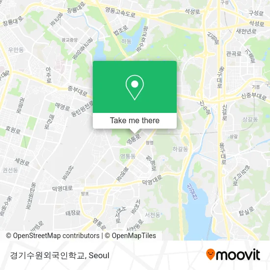 경기수원외국인학교 map