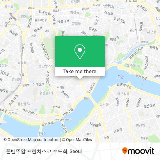 꼰벤뚜알  프란치스코 수도회 map