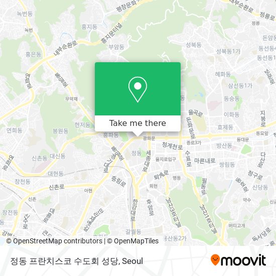 정동 프란치스코 수도회 성당 map