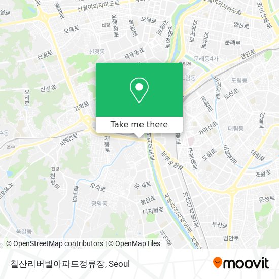 철산리버빌아파트정류장 map