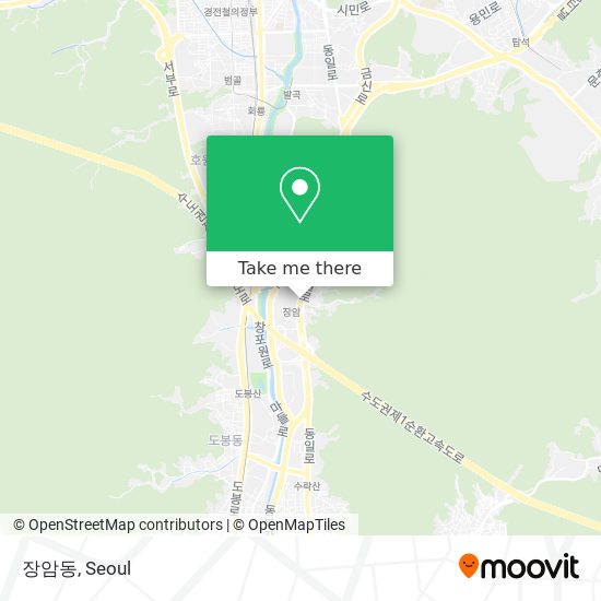 장암동 map