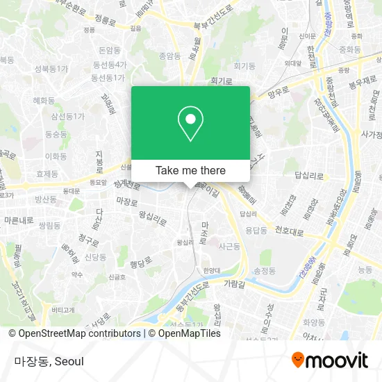 마장동 map