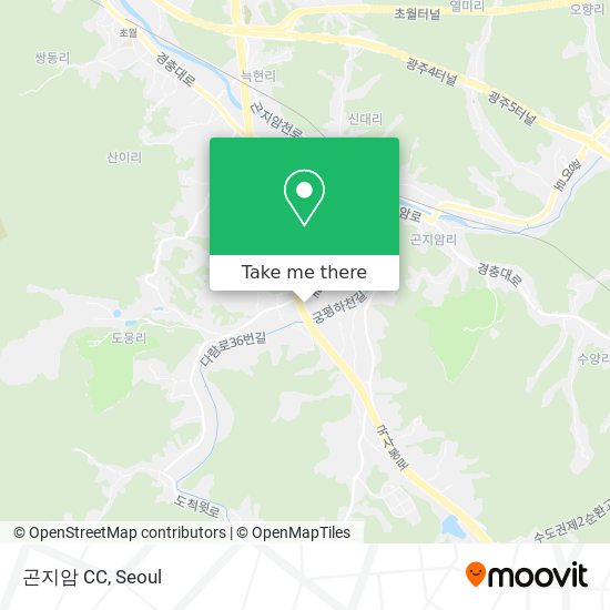 곤지암 CC map
