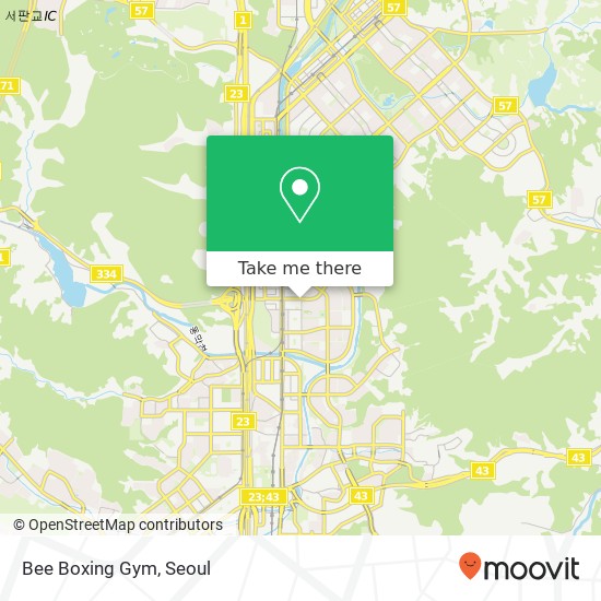 Bee Boxing Gym map