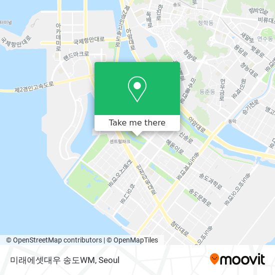 미래에셋대우 송도WM map